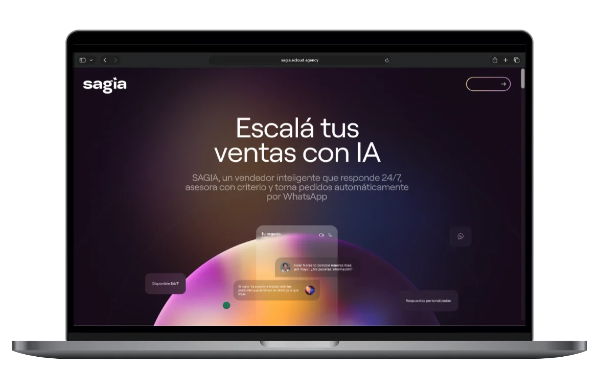 Sagia mockup