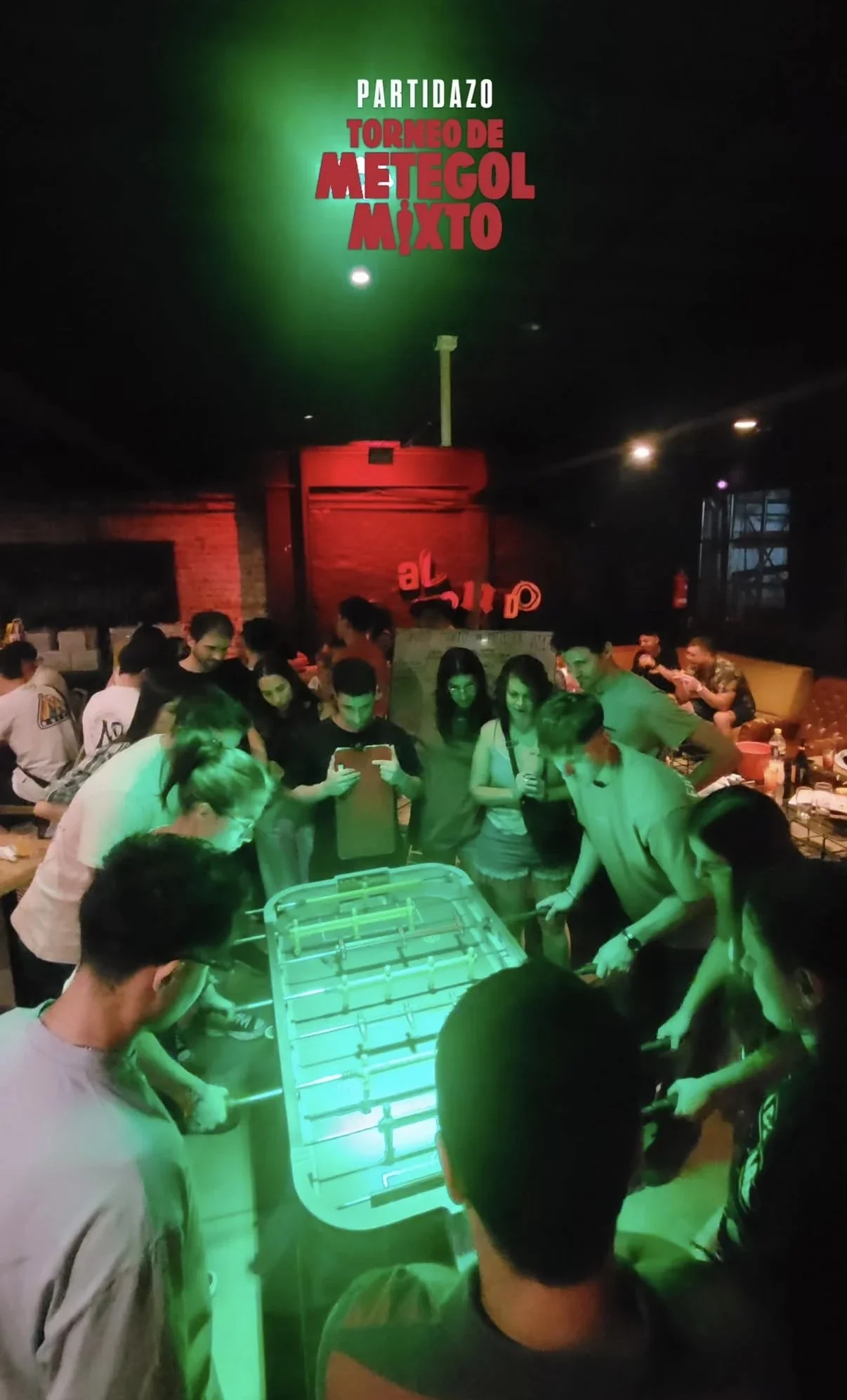 Torneos de metegol · comunidad barrial